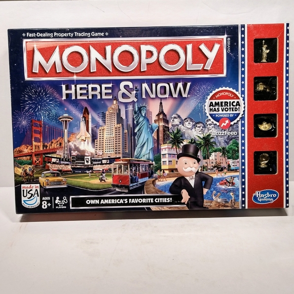Hasbro Games Hasbro Monopoly Here And Now Board Game Poshmark